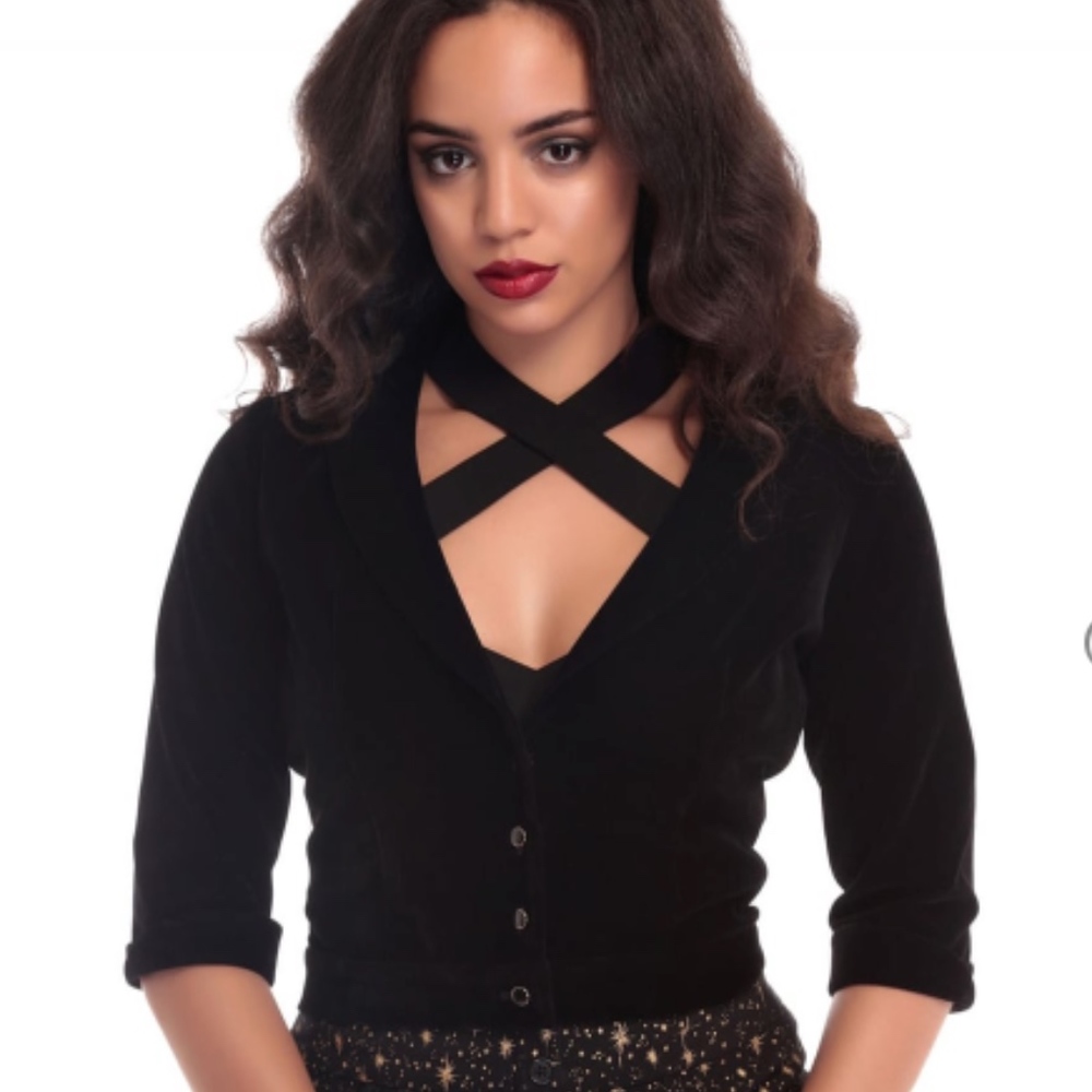 Marli Velvet Bolero - Collectif London